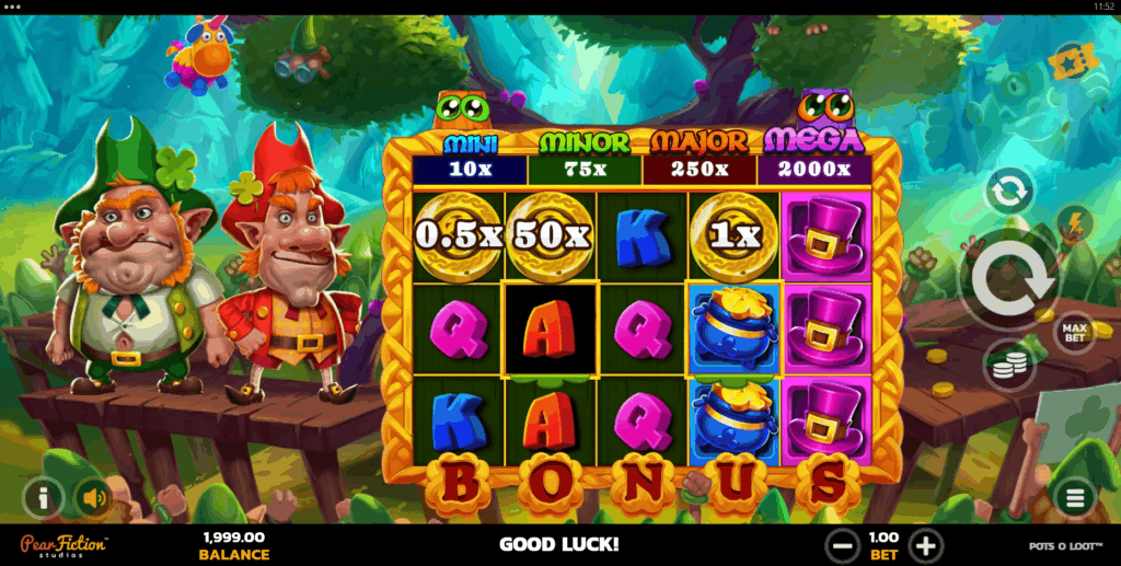 Pots O Loot Base Game Play