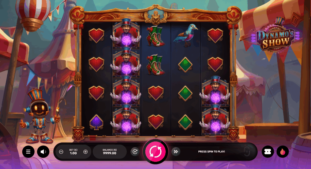 Dynamo's Show Base Game Play