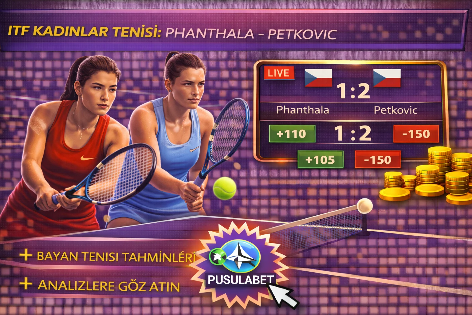 Margot Phanthala – Anna Petkovic: Genç Yeteneklerin Düellosu