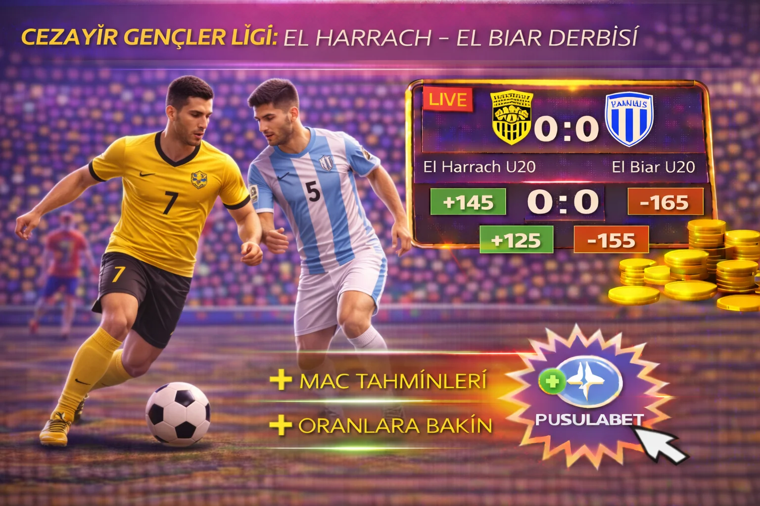 USM El Harrach U20 – JS El Biar U20: Cezayir’de Yerel Rekabet