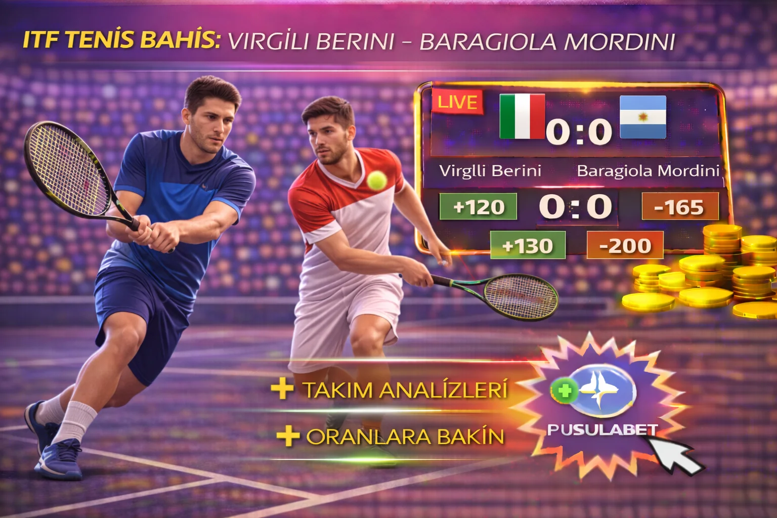 Virgili Berini Felipe – Baragiola Mordini: Toprak Kort Savaşı