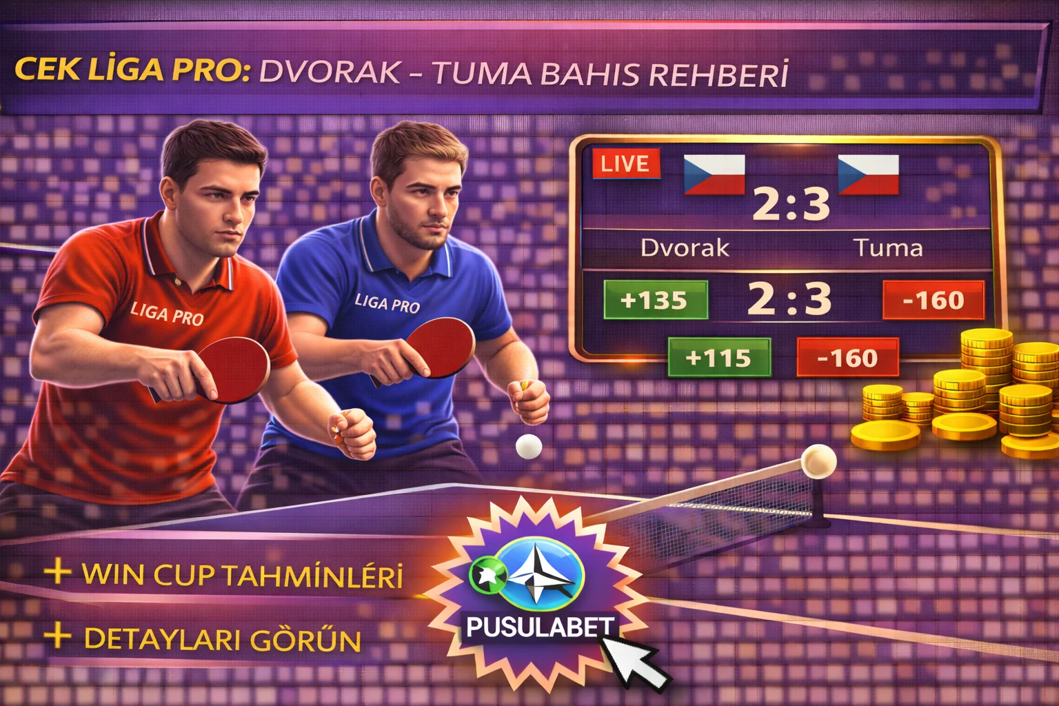Vitek Dvorak – Daniel Tuma: Gece Maçlarında Kazanç Fırsatı